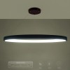 kelvo® NEMESIS KLV-101-0211 Κρεμαστό Φωτιστικό Οροφής LED 67W 6700lm 180° AC 220-240V IP20 Ρυθμιζόμενο Λευκό CCT με Χειριστήριο από 2700K έως 6000K Dimmable - Lumileds SMD Chip - Μαύρο Ματ - Μ80 x Π80 x Υ4cm - 3 Χρόνια Εγγύηση
