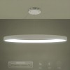 kelvo® NEMESIS KLV-101-0212 Κρεμαστό Φωτιστικό Οροφής LED 67W 6700lm 180° AC 220-240V IP20 Ρυθμιζόμενο Λευκό CCT με Χειριστήριο από 2700K έως 6000K Dimmable - Lumileds SMD Chip - Λευκό Ματ - Μ80 x Π80 x Υ4cm - 3 Χρόνια Εγγύηση