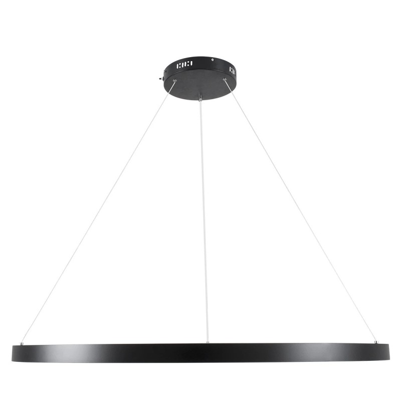 kelvo® NEMESIS KLV-101-0214 Κρεμαστό Φωτιστικό Οροφής LED 75W 7500lm 180° AC 220-240V IP20 Ρυθμιζόμενο Λευκό CCT με Χειριστήριο από 2700K έως 6000K Dimmable - Lumileds SMD Chip - Μαύρο Ματ - Μ100 x Π100 x Υ4cm - 3 Χρόνια Εγγύηση