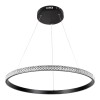 kelvo® DIAMOND KLV-101-0229 Κρεμαστό Φωτιστικό Οροφής LED 45W 4500lm 180° AC 220-240V IP20 Ρυθμιζόμενο Λευκό CCT με Χειριστήριο από 2700K έως 6000K Dimmable - Lumileds SMD Chip - Μαύρο Ματ - Μ60 x Π60 x Υ3cm - 3 Χρόνια Εγγύηση