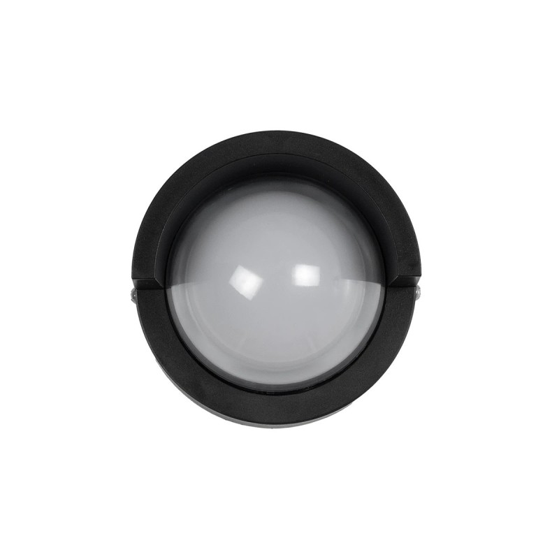 kelvo® NEXA KLV-101-0253 Φωτιστικό Τοίχου / Απλίκα LED 6W 360lm 180° AC 220-240V Αδιάβροχο IP65 Μπλε - Sanan SMD Chip & TÜV SÜD Driver - Μαύρο Ματ - Μ11 x Π9 x Υ11cm - 5 Χρόνια Εγγύηση