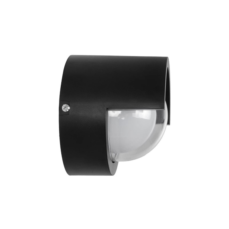 kelvo® NEXA KLV-101-0253 Φωτιστικό Τοίχου / Απλίκα LED 6W 360lm 180° AC 220-240V Αδιάβροχο IP65 Μπλε - Sanan SMD Chip & TÜV SÜD Driver - Μαύρο Ματ - Μ11 x Π9 x Υ11cm - 5 Χρόνια Εγγύηση