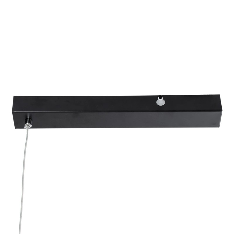 kelvo® LINARIA KLV-101-0255 Κρεμαστό Φωτιστικό Οροφής LED 36W 3600lm 180° AC 220-240V IP20 Ρυθμιζόμενο Λευκό CCT με Χειριστήριο από 2700K έως 6000K Dimmable - Lumileds SMD Chip - Μαύρο Ματ - Μ120 x Π2 x Υ10cm - 3 Χρόνια Εγγύηση