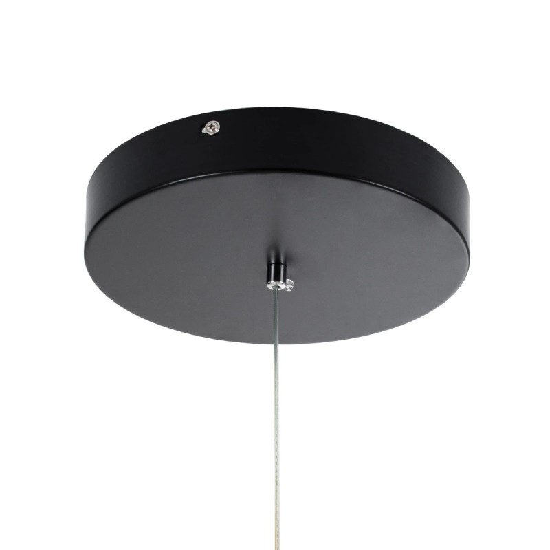 kelvo® KIBOO KLV-101-0261 Κρεμαστό Φωτιστικό Οροφής LED 36W 3600lm 360° AC 220-240V IP20 Ρυθμιζόμενο Λευκό CCT με Χειριστήριο από 2700K έως 6000K Dimmable - Lumileds SMD Chip - Μαύρο Ματ - Μ40 x Π40 x Υ40cm - 3 Χρόνια Εγγύηση