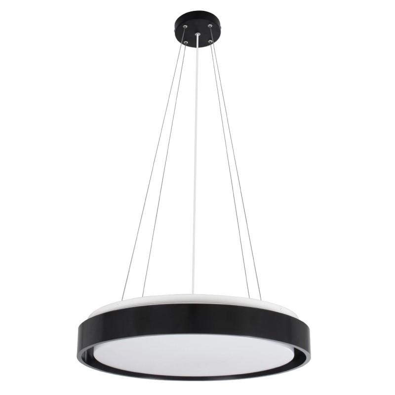 kelvo® BARCHETTA KLV-101-0265 Κρεμαστό Φωτιστικό Οροφής LED 72W 7200lm 120° AC 220-240V IP20 Ρυθμιζόμενο Λευκό CCT με Χειριστήριο από 2700K έως 6000K Dimmable - Lumileds SMD Chip - Μαύρο Ματ - Μ48 x Π48 x Υ8.2cm - 3 Χρόνια Εγγύηση