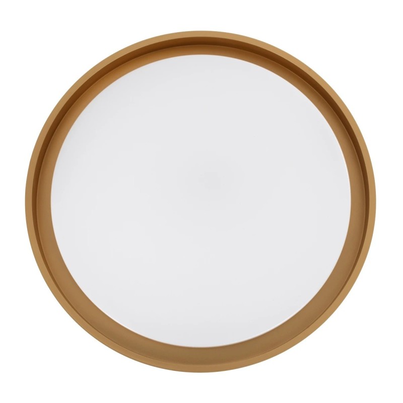 kelvo® BARCHETTA KLV-101-0267 Κρεμαστό Φωτιστικό Οροφής LED 72W 7200lm 120° AC 220-240V IP20 Ρυθμιζόμενο Λευκό CCT με Χειριστήριο από 2700K έως 6000K Dimmable - Lumileds SMD Chip - Λευκό & Σαμπανιζέ Χρυσό Ματ - Μ48 x Π48 x Υ8.2cm - 3 Χρόνια Εγγύηση