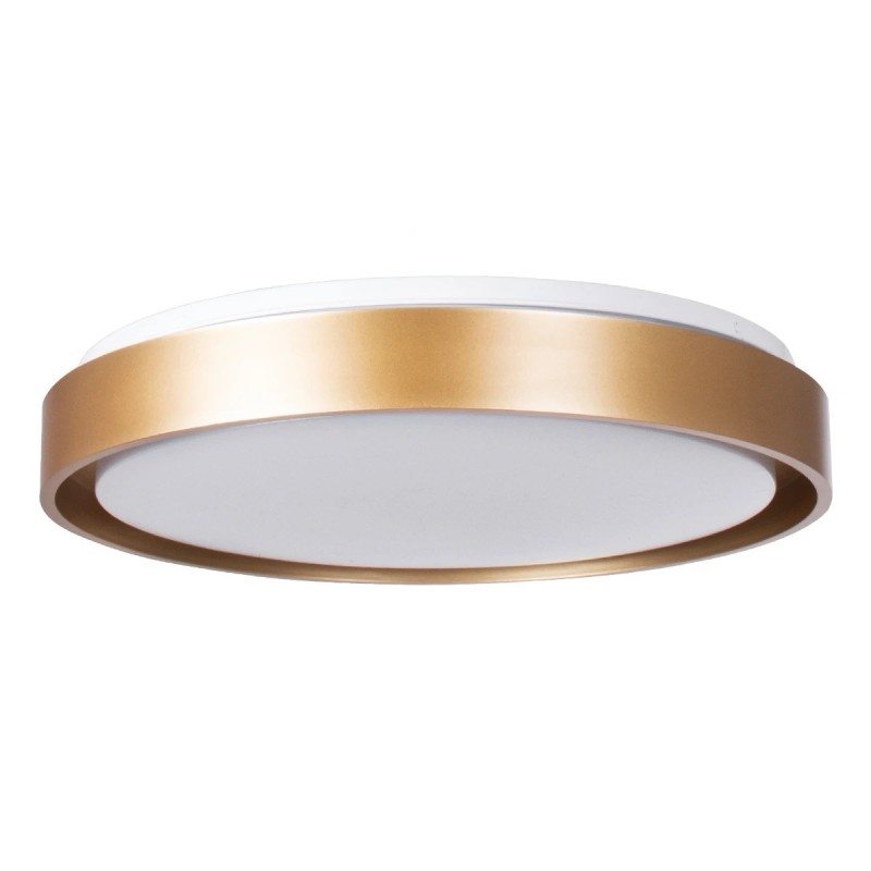 kelvo® BARCHETTA KLV-101-0268 Κρεμαστό Φωτιστικό Οροφής LED 72W 7200lm 120° AC 220-240V IP20 Ρυθμιζόμενο Λευκό CCT με Χειριστήριο από 2700K έως 6000K Dimmable - Lumileds SMD Chip - Σαμπανιζέ Χρυσό Ματ - Μ48 x Π48 x Υ8.2cm - 3 Χρόνια Εγγύηση