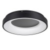 kelvo® SALEM KLV-101-0277 Φωτιστικό Οροφής LED 75W 7500lm 120° AC 220-240V IP20 Ρυθμιζόμενο Λευκό CCT με Χειριστήριο από 2700K έως 6000K Dimmable - Lumileds SMD Chip - Μαύρο Ματ - Μ45 x Π45 x Υ9.5cm - 3 Χρόνια Εγγύηση