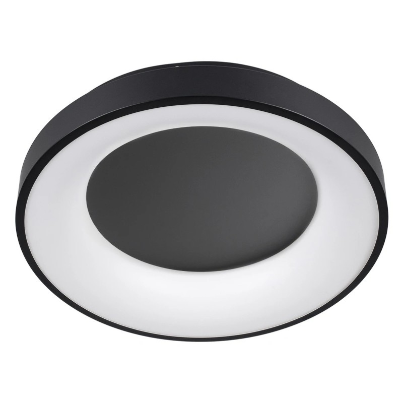 kelvo® SALEM KLV-101-0277 Φωτιστικό Οροφής LED 75W 7500lm 120° AC 220-240V IP20 Ρυθμιζόμενο Λευκό CCT με Χειριστήριο από 2700K έως 6000K Dimmable - Lumileds SMD Chip - Μαύρο Ματ - Μ45 x Π45 x Υ9.5cm - 3 Χρόνια Εγγύηση