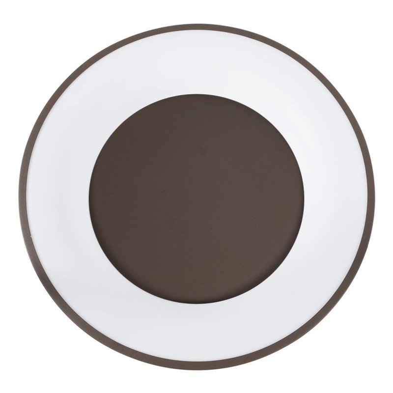 kelvo® SALEM KLV-101-0280 Φωτιστικό Οροφής LED 75W 7500lm 120° AC 220-240V IP20 Ρυθμιζόμενο Λευκό CCT με Χειριστήριο από 2700K έως 6000K Dimmable - Lumileds SMD Chip - Καφέ Ματ - Μ45 x Π45 x Υ9.5cm - 3 Χρόνια Εγγύηση