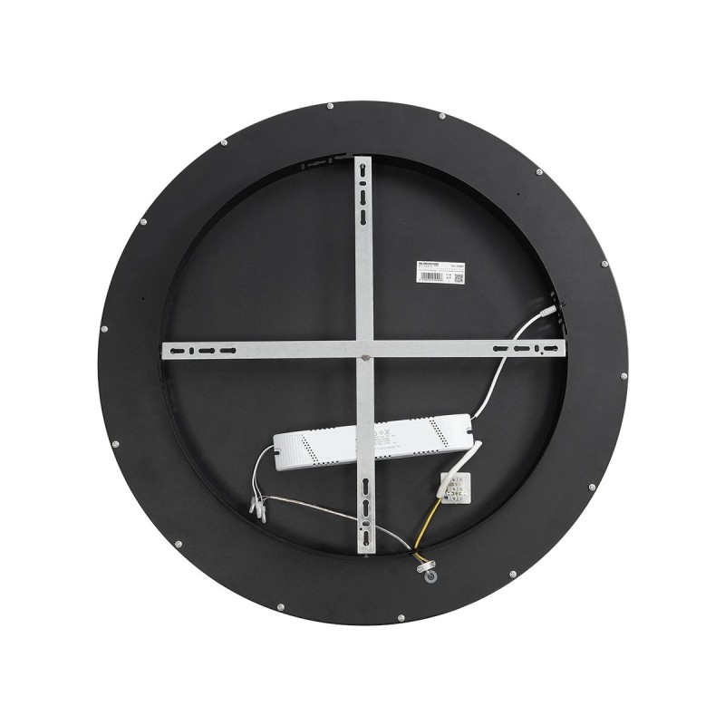 kelvo® SALEM KLV-101-0281 Φωτιστικό Οροφής LED 105W 10500lm 120° AC 220-240V IP20 Ρυθμιζόμενο Λευκό CCT με Χειριστήριο από 2700K έως 6000K Dimmable - Lumileds SMD Chip - Μαύρο Ματ - Μ60 x Π60 x Υ9.5cm - 3 Χρόνια Εγγύηση