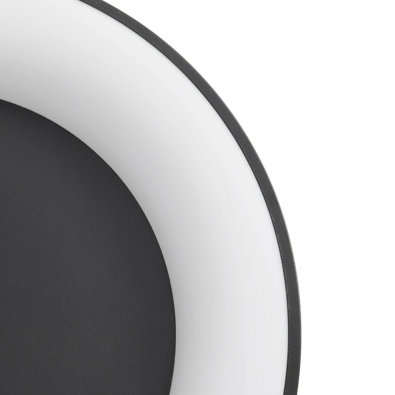 kelvo® SALEM KLV-101-0281 Φωτιστικό Οροφής LED 105W 10500lm 120° AC 220-240V IP20 Ρυθμιζόμενο Λευκό CCT με Χειριστήριο από 2700K έως 6000K Dimmable - Lumileds SMD Chip - Μαύρο Ματ - Μ60 x Π60 x Υ9.5cm - 3 Χρόνια Εγγύηση