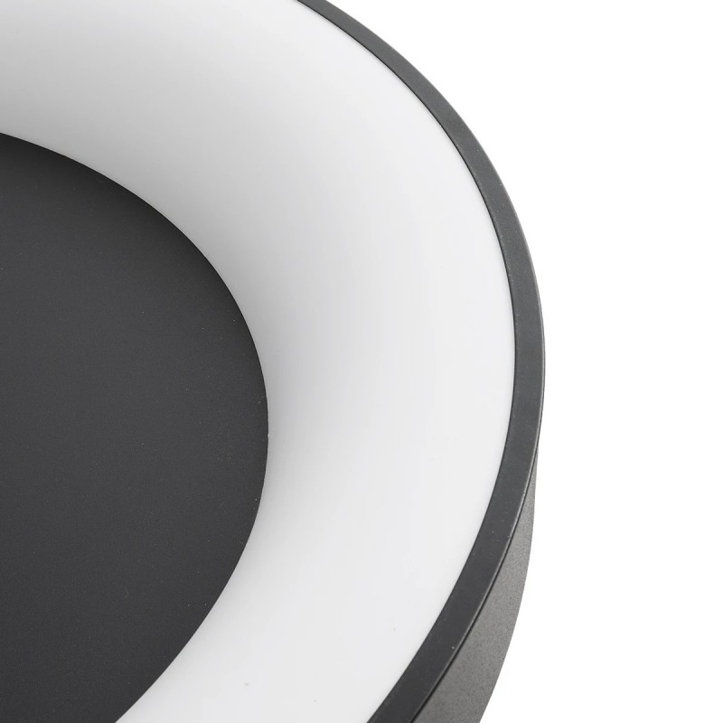 kelvo® SALEM KLV-101-0281 Φωτιστικό Οροφής LED 105W 10500lm 120° AC 220-240V IP20 Ρυθμιζόμενο Λευκό CCT με Χειριστήριο από 2700K έως 6000K Dimmable - Lumileds SMD Chip - Μαύρο Ματ - Μ60 x Π60 x Υ9.5cm - 3 Χρόνια Εγγύηση