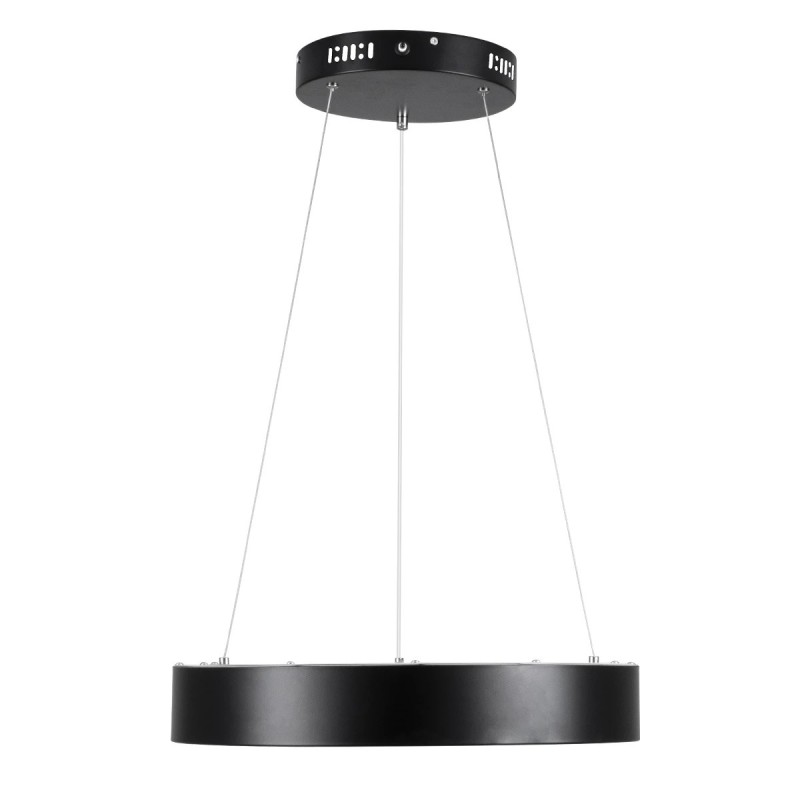 kelvo® SALEM KLV-101-0285 Κρεμαστό Φωτιστικό Οροφής LED 75W 7500lm 120° AC 220-240V IP20 Ρυθμιζόμενο Λευκό CCT με Χειριστήριο από 2700K έως 6000K Dimmable - Lumileds SMD Chip - Μαύρο Ματ - Μ45 x Π45 x Υ6cm - 3 Χρόνια Εγγύηση