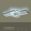 kelvo® QUADRA KLV-101-0294 Φωτιστικό Οροφής LED 100W 10000lm 120° AC 220-240V IP20 Ρυθμιζόμενο Λευκό CCT με Χειριστήριο από 2700K έως 6000K Dimmable - Lumileds SMD Chip - Λευκό Ματ - Μ85 x Π45 x Υ9cm - 3 Χρόνια Εγγύηση