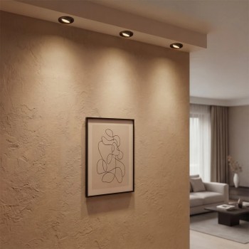 kelvo® LEO KLV-101-0311 Χωνευτό Κινούμενο Φωτιστικό Downlight Σποτ με Honeycomb Anti-Glare Reflector LED 10W 1250lm 38° AC 220-240V IP20 Θερμό Λευκό 2700K - Bridgelux COB Chip & TÜV SÜD Driver - Μαύρο Ματ - Μ8.5 x Π8.5 x Υ6.6cm / Q7.5cm - 5 Χρόνια Εγγ