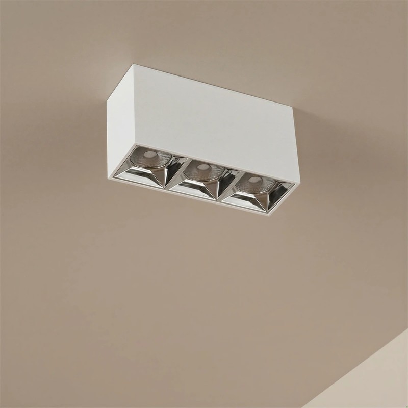 kelvo® LUMINAR KLV-101-0330 Φωτιστικό Downlight Σποτ LED 12W 1680lm 36° AC 220-240V IP20 Φυσικό Λευκό 4500K - Osram SMD Chip & TÜV SÜD Driver - Λευκό Ματ - Μ11.8 x Π4.2 x Υ6.6cm - 5 Χρόνια Εγγύηση