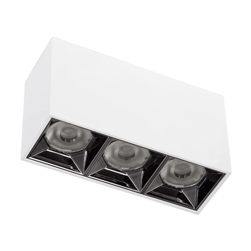 kelvo® LUMINAR KLV-101-0330 Φωτιστικό Downlight Σποτ LED 12W 1680lm 36° AC 220-240V IP20 Φυσικό Λευκό 4500K - Osram SMD Chip & TÜV SÜD Driver - Λευκό Ματ - Μ11.8 x Π4.2 x Υ6.6cm - 5 Χρόνια Εγγύηση