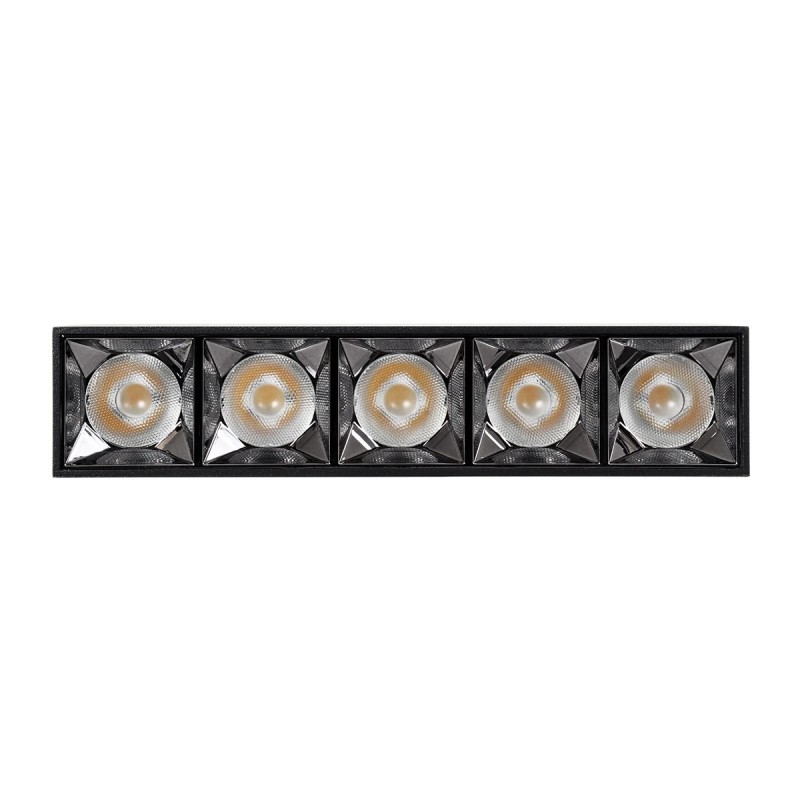 kelvo® LUMINAR KLV-101-0333 Φωτιστικό Downlight Σποτ LED 20W 2800lm 36° AC 220-240V IP20 Φυσικό Λευκό 4500K - Osram SMD Chip & TÜV SÜD Driver - Μαύρο Ματ - Μ19.5 x Π4.2 x Υ6.6cm - 5 Χρόνια Εγγύηση