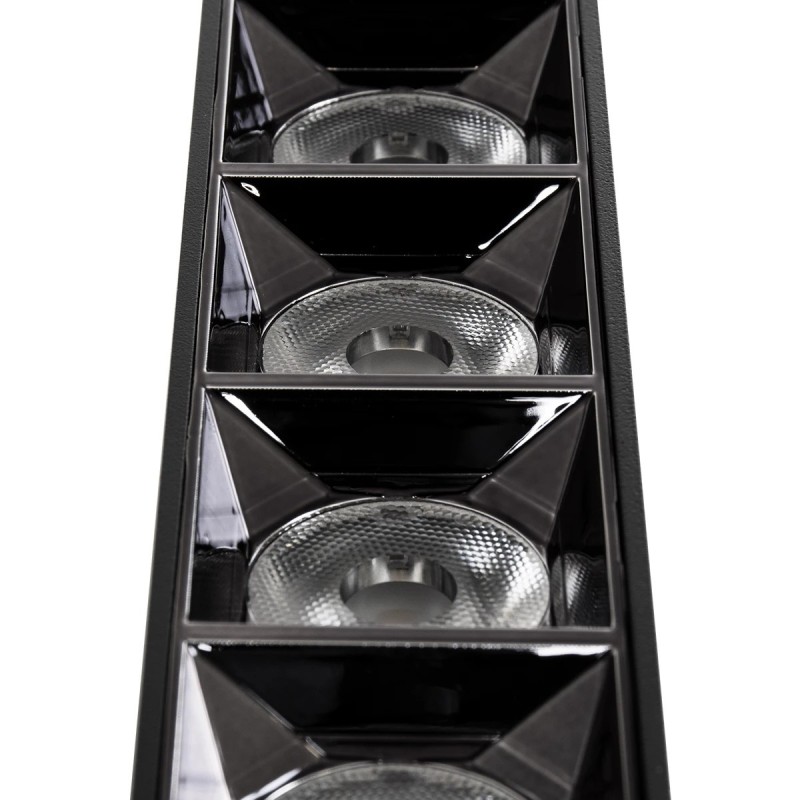 kelvo® LUMINAR KLV-101-0333 Φωτιστικό Downlight Σποτ LED 20W 2800lm 36° AC 220-240V IP20 Φυσικό Λευκό 4500K - Osram SMD Chip & TÜV SÜD Driver - Μαύρο Ματ - Μ19.5 x Π4.2 x Υ6.6cm - 5 Χρόνια Εγγύηση