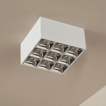 kelvo® LUMINAR KLV-101-0342 Φωτιστικό Downlight Σποτ LED 30W 4200lm 36° AC 220-240V IP20 Φυσικό Λευκό 4500K - Osram SMD Chip & TÜV SÜD Driver - Λευκό Ματ - Μ12 x Π12 x Υ6.6cm - 5 Χρόνια Εγγύηση