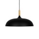 GloboStar® VALLETE 01258 Μοντέρνο Κρεμαστό Φωτιστικό Καμπάνα Μονόφωτο 1 x E27 IP20 Μαύρο Μέταλλο με Μπεζ Ξύλο - Μ45 x Π45 x Υ27cm GloboStar® VALLETE 01258 Μοντέρνο Κρεμαστό Φωτιστικό Καμπάνα Μονόφωτο 1 x E27 IP20 Μαύρο Μέταλλο με Μπεζ Ξύλο - Μ45 x Π45 x Υ27cm