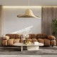 GloboStar® ESPARGOS 02214 Boho Κρεμαστό Φωτιστικό Πλέγμα Μονόφωτο 1 x E27 IP20 Μπεζ Ξύλο - Μ70 x Π70 x Υ35cm GloboStar® ESPARGOS 02214 Boho Κρεμαστό Φωτιστικό Πλέγμα Μονόφωτο 1 x E27 IP20 Μπεζ Ξύλο - Μ70 x Π70 x Υ35cm