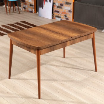 Extendable Dining Table Barok Walnut