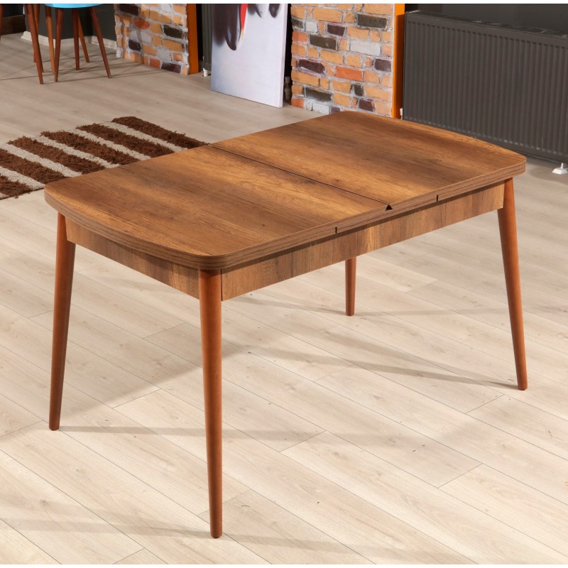 Extendable Dining Table Barok Walnut