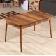 Extendable Dining Table Barok Walnut