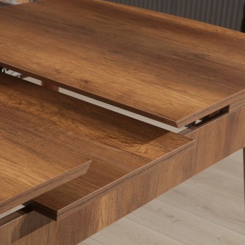 Extendable Dining Table Barok Walnut