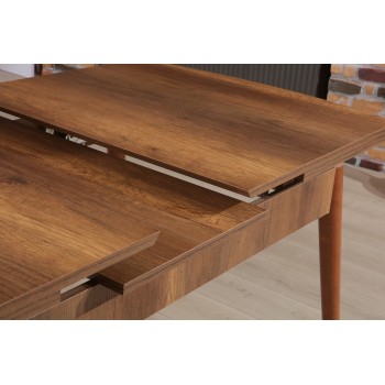 Extendable Dining Table Barok Walnut