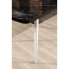 Extendable Dining Table Bendir - White Black
White