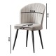 Chair Set (2 Pieces) Rubi - Grey Grey
Black