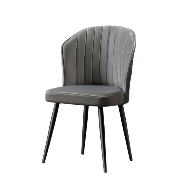 Chair Set (2 Pieces) Rubi - Grey Grey
Black