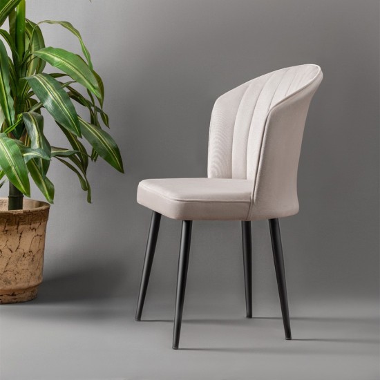 Chair Set (2 Pieces) Rubi - Cream Cream
Black Chair Set (2 Pieces) Rubi - Cream Cream
Black