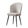 Chair Set (2 Pieces) Rubi - Cream Cream
Black