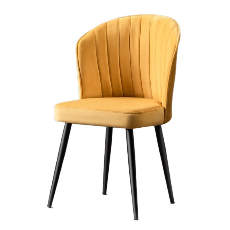 Chair Set (2 Pieces) Rubi - Yellow Yellow
Black