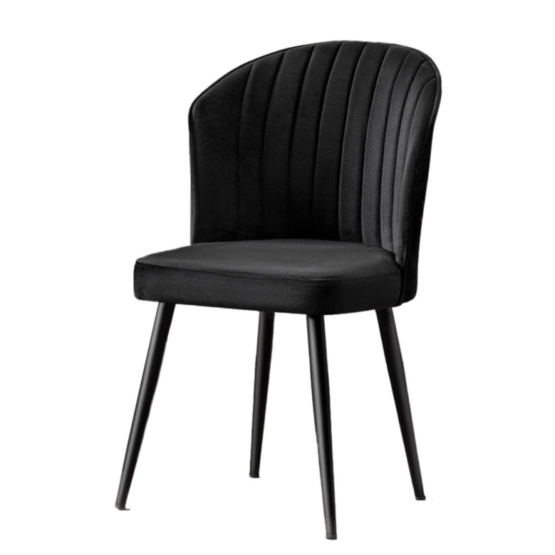 Chair Set (2 Pieces) Rubi - Black Black