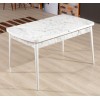 Extendable Dining Table Carrara - White, Grey White
Grey