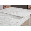 Extendable Dining Table Carrara - White, Grey White
Grey