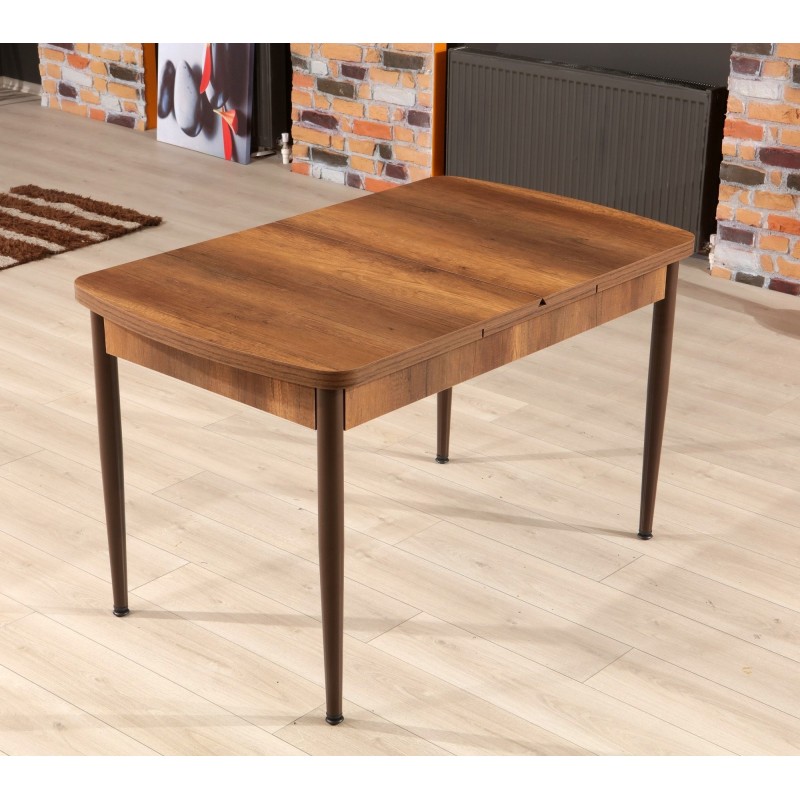 Extendable Dining Table Trend Barok - Walnut, Brown Walnut
Brown