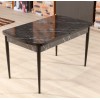 Extendable Dining Table Trend Bendır - Black, White Black
White