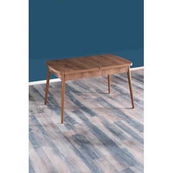 Extendable Dining Table Sümela - Walnut Walnut