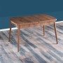 Extendable Dining Table Sümela - Walnut Walnut