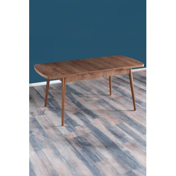 Extendable Dining Table Sümela - Walnut Walnut