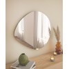 Hanah Home Mirror Besso - Black Black