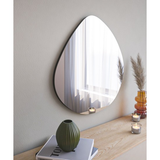 Hanah Home Mirror Besso - Black Black
