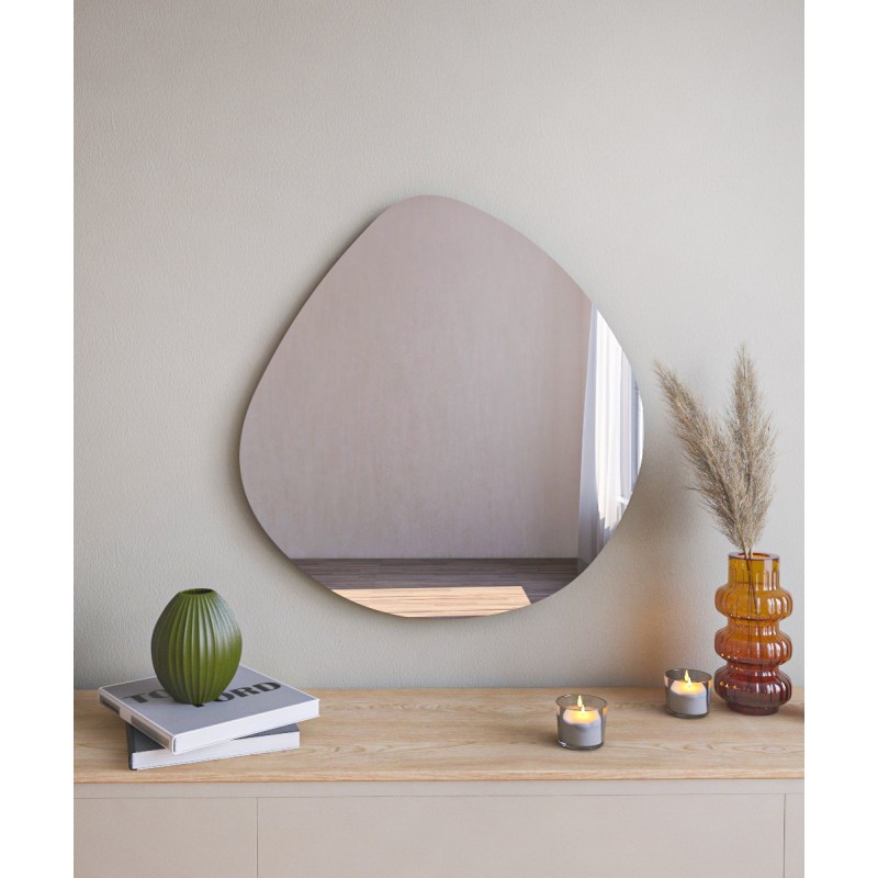 Hanah Home Mirror Besso - Black Black