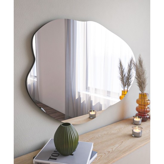 Mirror Ohho - Black Black Hanah Home Mirror Ohho - Black Black